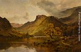 Alfred Fontville De Breanski The Gwynant Valley North Wales painting
